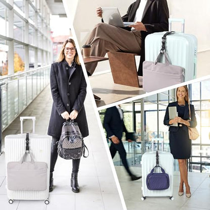 Vigorport Luggage Hook Strap, J Hook for Add a Bag Luggage, Multi Adjustment Bag Strap Hook with Hands Free - size: Small size/Metal buckle