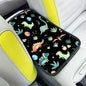 Car Armrest Box Pad,Cute Dinosaur Car Armrest Pad Car Armrest Cover Protector for Most Vehicle, SUV, Truck, Car - color: Cute Dinosaur