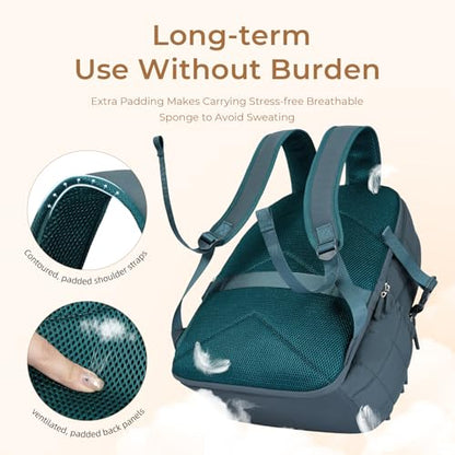 CLUCI 17.3 Inch Laptop Backpack for Women, Anti Theft Travel Backpack, Puffer Quilted Work Backpack, Water Resistant College Bookbag, Carry on backpack with RFID(Green) - color: Blue