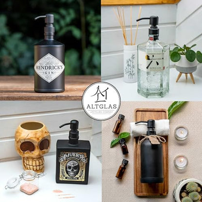 ALTGLAS Upcycling Kit for Soap Dispensers Pumps - Set of Silicone Stoppers in Three Sizes for 0.7-0.9 in Bottle Mouth (Pump not Included)