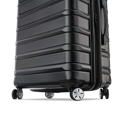 Samsonite Omni 2 Hardside Expandable Luggage with Spinner Wheels, PRO 2PC SET (CO/M), Midnight Black - color: Midnight Black, size: 2-Piece Set (Carry-on PRO/Medium)