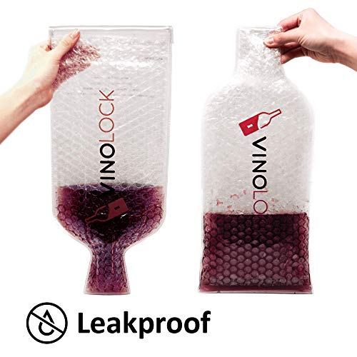 Wine Protector Bag For Airline Travel by Vinolock - 6 pack