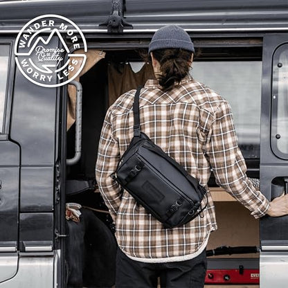 WANDRD ROGUE V1 9L Sling: Compact Camera Sling and Crossbody Bag with Fast Access, 3-Way Carry– Lightweight Everyday Bag Great for Travel, Photography, and Daily Use (Yuma Tan) - color: Yuma Tan, style: 9l
