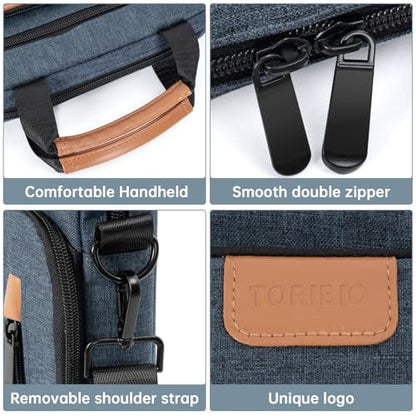 9-11 Inch Tablet Sleeve Bag, Padded Protective Travel Carrying Case for iPad A16 2025, iPad Air M4 11-inch 2026 M3 M2, iPad Pro M5/M4 11 inch, iPad 10/9/8/7th, Galaxy Tab A9+/S9/S8 11" - color: Blue, size: 9-11 Inch