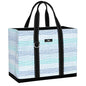 SCOUT Original Deano Tote - Durable Lightweight Open Top Beach, Pool & Lake Bag, Inside Zip Pocket, Folds Flat - color: Spotted at Sea