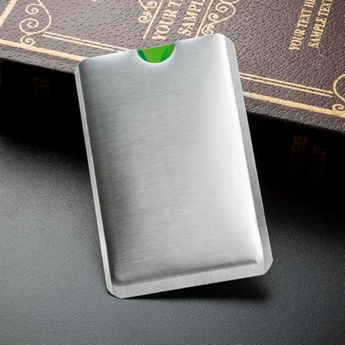RFID Blocking Sleeve Anti Theft 4 Credit Card & 2 Passport Holder Wallet Pocket