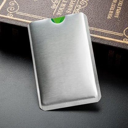 RFID Blocking Sleeve Anti Theft 4 Credit Card & 2 Passport Holder Wallet Pocket