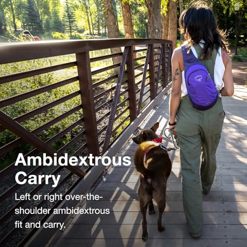 Osprey Daylite Shoulder Sling Bag - Crossbody Backpack for Everyday Carry, Festivals, and Travel - color: Night Shift Blue