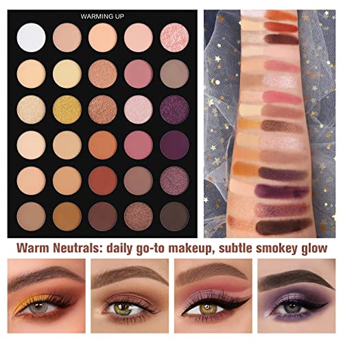 UCANBE Pretty All Set Eyeshadow Palette Pro 86 Colors Makeup Kit Matte Shimmer Eye Shadow Highlighters Contour Blush Powder All In One Makeup Pallet Holiday Christmas Valentine's Day Gift Set - color: Palette B