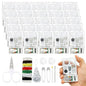 TINSKY 25 Boxes Mini Travel Sewing Kit Quick Fix Sewing Kits Bulk Basic Portable Pre Threaded Needle Emergency Repair Tool for Gifts Beginner Traveler Home Hotel - color: White