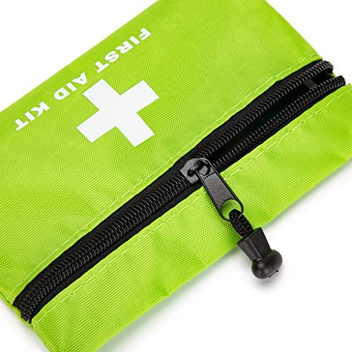 Red First Aid Bag Empty First Aid Kit Empty Waterproof First Aid Pouch Small Mini for First Aid Kits Pack Emergency Hiking Backpacking Camping Travel Car Cycling (Green, 6.3x4.3 6 Pack) - color: Green, size: 6.3x4.3 Inch (Pack of 6)