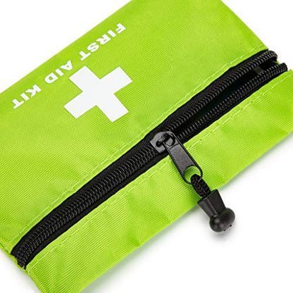 Red First Aid Bag Empty First Aid Kit Empty Waterproof First Aid Pouch Small Mini for First Aid Kits Pack Emergency Hiking Backpacking Camping Travel Car Cycling (Green, 6.3x4.3 6 Pack) - color: Green, size: 6.3x4.3 Inch (Pack of 6)