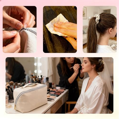 80+ Piece Wedding Emergency Kit for Brides Ultimate Wedding Essentials and Bridal Shower Gifts Portable Cosmetic Case for Travel and Stuff