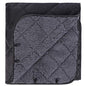 REDCAMP Large Warm Blanket with Sherpa Lining, Cold Weather Outdoor Blanket Windproof for Camping Stadium, Machine Washable 79"x 79" - color: 79"x 79" Black
