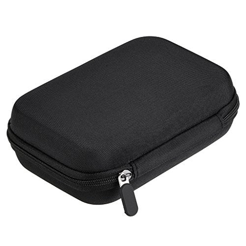 Hipiwe Hard Shell Essential Oil Carrying Case Holds 12 Bottles (Can hold 5ml, 10ml, &10ml Rollers) Travel Size Essential Oils Bag Organizer (Black) - color: Black