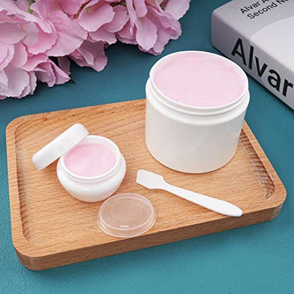 Cosywell Travel Containers - 6PCS Refillable Leak-proof Cream Jars for Toiletries, Lotion, Cosmetic, Body Cream - style: F-6 Pack Jars
