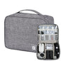 Organizer Case Small Electronic Devices USB Charger Accessories Mouse Phone Cable SD Power Bank Earphone - color: Large-Grey