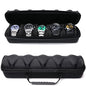 5 slots Watch travel case, hard watch storage organizer box with soft foam insert, watch holder, fit up to 55mm face watch - size: 5 INSERT