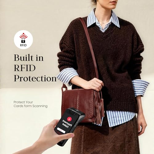 befen Vintage Leather Crossbody Bag for Women Genuine Leather Purse with Multi-Pockets Medium RFID Shoulder Handbag - color: Brown