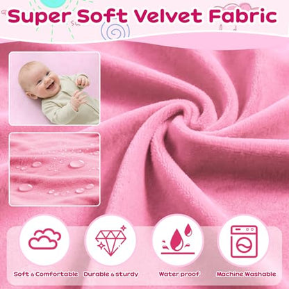 omzer Toddler Airplane Bed - Airplane Seat Extender for Kids - Barrier Designed Flyaway Kids Bed Airplane with Pockets - Portable Plane Bed Foot Rest for Flights Travel Essentials Pink - color: Pink