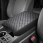 JOYTUTUS Center Console Cover Compatible with 2023-2025 2026 Pilot & 2024 Passport Ridgeline, Car Armrest Cover Console Pad Cushion, Black Leather Center Console Armrest Cover lid Middle Console Cover - color: Black