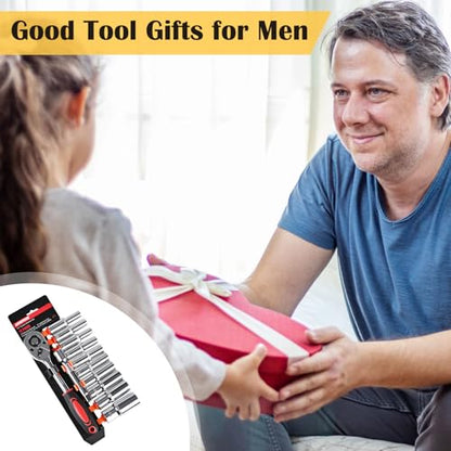 Egofine 12PCS 1/2" Drive Deep Socket Set,Metric(8-24MM),6-Point, Cr-V Steel - size: 1/2, style: 12PC Deep Socket Set