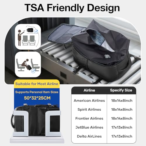 Vacuum Seal Backpack for Travel with Air Pump Waterproof Laptop Carry On Backpack Personal item Travel Essentials Compression Space Saver Bags Storage with Vacuum System Black - color: Black（with Air Pum,p）