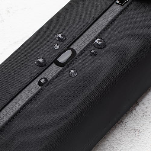 Comfyable Small Toiletry Bag for Men, Slim Mini Toothbrush Bag, Dopp Kit Bag - color: Black+, size: Medium