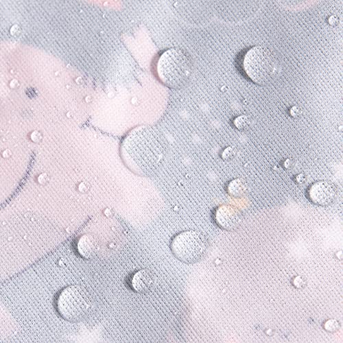 babygoal Wet Dry Bags 3 Pack for Baby Cloth Diapers, Washable Travel Bags, Beach, Pool, Gym Bag for Swimsuits & Wet Clothes with Two Zippered Pockets 3LN27 - color: Elephant and ice cream