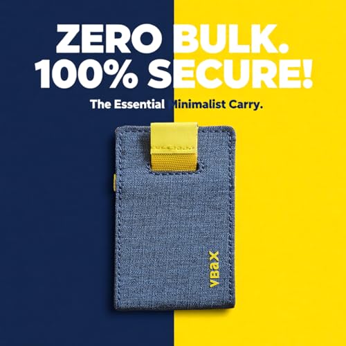RFID Minimalist Slim Wallet for Men and Women, Holds Up to 12 Cards, Cash, Key Thin and Lightweight Credit Card Holder (Blue Microfiber – Solar Edition) - color: Blue Microfiber – Solar Edition