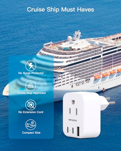 HANYCONY Switzerland Power Travel Plug Adapter, Type J Power Adapter with 2 Outlets 3 USB Ports(2 USB C) for US to Swiss Switzerland Liechtenstein Rwanda - style: Type J - Switzerland