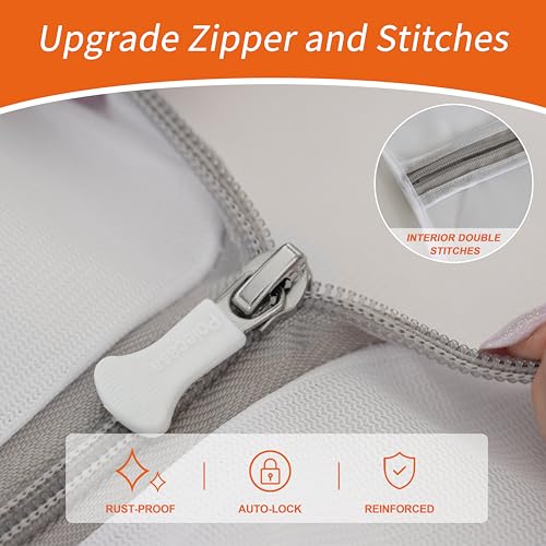 Polecasa Mesh Laundry Bags 3 Pack (Large, Medium, Small) - Durable Zipper Wash Bags for Delicates, Lingerie, Bras, Underwear - Protect Garments in Washing Machine - size: 1 Large, 1 Medium, 1 Small