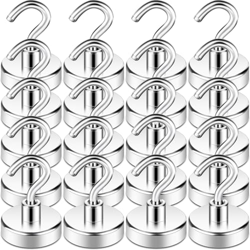 Neosmuk Magnetic Hooks, Cruise Ship Essentials, 26#,Silver - color: Silver, size: 80lb