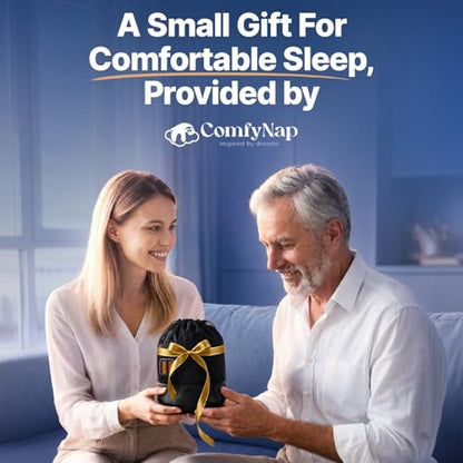 ComfyNap® Versatile Travel Neck Pillow for Airplane [Patented], 9 Positions in 3 Techniques, Plane Pillow with Pure Memory Foam, Travel Pillow with HeadRest Flight Sleep, Travel Essential - Mercury - color: Mercury