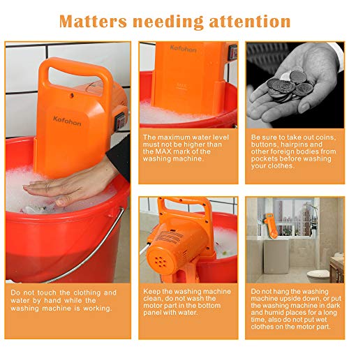 Portable Washing Machine Small Mini Hand Compact Semi Automatic Washer Laundry Perfect for Home Apartment Dorm RV Camping Travel Trip Outdoor Indoor for 6.5Lbs Washing Capacity