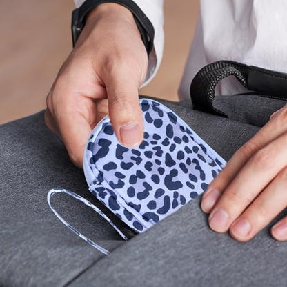 Electronics Organizer Travel Case, Cable Organizer Travel Essentials Tech Pouch,Suitable for Charger, Cable, Phone，Flash Drive,Leopard print - color: Leopard print