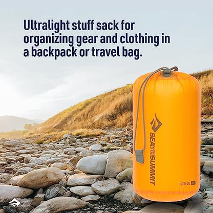 Sea to Summit Ultra-SIL Stuff Sack, Ultralight Outdoor and Travel Storage - color: Zinnia Yellow, style: 1.5 Liter