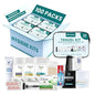 20 Piece Hygiene Kit Bulk, Travel Size Toiletries Set, Care Package Supplies, Mini Deodorant Shampoo Body Wash Toothbrush Toothpaste Razor Kit, TSA Approved, Clear Bag - size: 100 Pack
