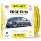 All-Fit Automotive Car Door Edge Protector – Universal DIY Edge Trim to Prevent Scratches & Dings – Flexible Adhesive Molding Trim for Cars, Trucks & SUVs (10 Ft - Yellow) - color: Yellow