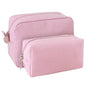 2pcs Makeup Bag Travel Toiletry Bag for Women Lightweight Make Up Bag Purse Organizer Pouches Large Cosmetic Bag Small Makeup Pouch Medicine Bag Travel Essentials for Women Pink - color: pink