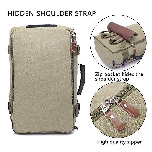 KAKA Wear-resistant Durable Backpack,Duffle Bag Travel Carry On Backpack - color: Green(travel)