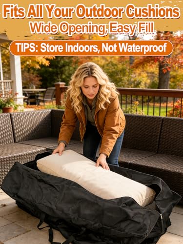140 Gallon Extra Large Storage Bags - 600D Oxford Heavy-duty Outdoor Storage with 4 Carrying Handles, 56''x24''x24''