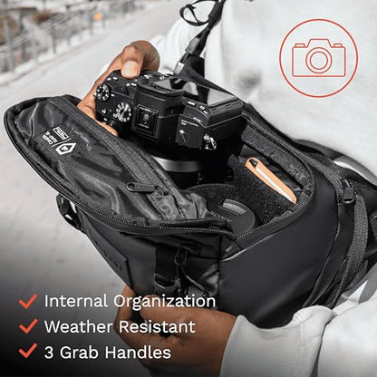 WANDRD ROGUE V1 6L Sling: Compact Camera Sling and Crossbody Bag with Fast Access, 3-Way Carry– Lightweight Everyday Bag Great for Travel, Photography, and Daily Use (Wasatch Green) - color: Wasatch Green, style: 6l