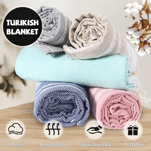 Giant Turkish Beach Towel Boho Beach Throw Blanket Anti Resistant Sand Free Quick Dry Lightweight Sandless Cloud Hawaii Honeymoon Travel Essentials Xl Big Huge Jumbo Women Summer Vacation Gift - color: Beige, size: Giant Large 82''x88''