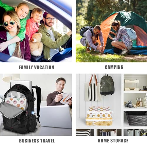 6 Set Compression Packing Cubes Compressed Storage Bags for Carry on Suitcases Packaging Luggage Bags Organizers for Travel
