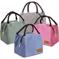 Lunch Bag 4PCS Cooler Foldable Lunch Tote Bag, Reusable Lunch Holder Insulated Container Picnic Bag for Men Women - color: 4PCS