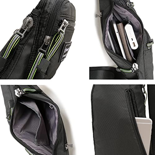 NICGID Sling Bag Chest Shoulder Backpack Crossbody Bags Casual Daypack for Men Women - color: Army Green
