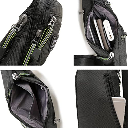 NICGID Sling Bag Chest Shoulder Backpack Crossbody Bags Casual Daypack for Men Women - color: Army Green