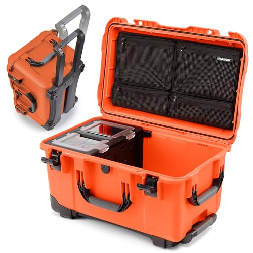 NANUK Trail 50 – 51.1 L (13.5‑Gallon) Waterproof Gear Case – Modular Cargo Case for Camping, Fishing, Hunting & Outdoor Storage - Dustproof and Impact Resistant (23.8” x 15.5” x 13.2”) – Orange - color: Orange, size: Trail 50 (13.5-Gallon)