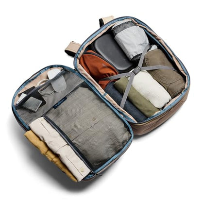 Bellroy Transit Travel Pack Pro (30–38 liter travel backpack, laptop sleeve, RFID protection zip bottle pocket) - Stone - color: Stone